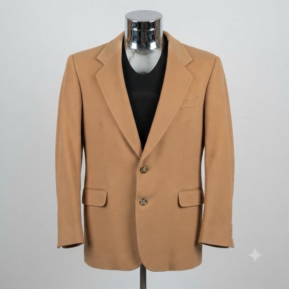 VINTAGE OSCAR de la RENTA Mens Blazer Sport Coat Casual Jacket Wool 42R Suit